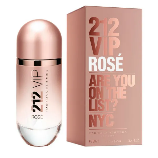 212 VIP ROSÉ EDP NS 80ML CAROLINA HERRERA - 212 VIP ROSÉ EDP NS - 80ML